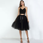 Layered Tulle Women's High Waist Skirts