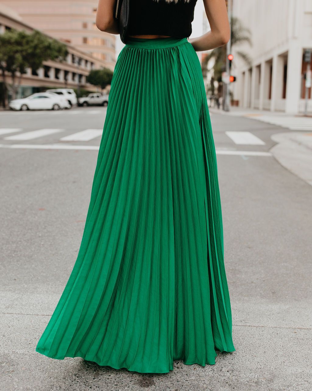 Women's Fashion Casual Skirt Girls High Waist Long Skirts