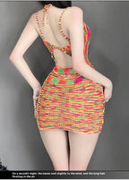 Women's Backless Sweater Pajama Skirts