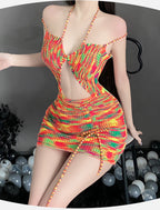 Women's Backless Sweater Pajama Skirts