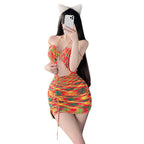 Women's Backless Sweater Pajama Skirts